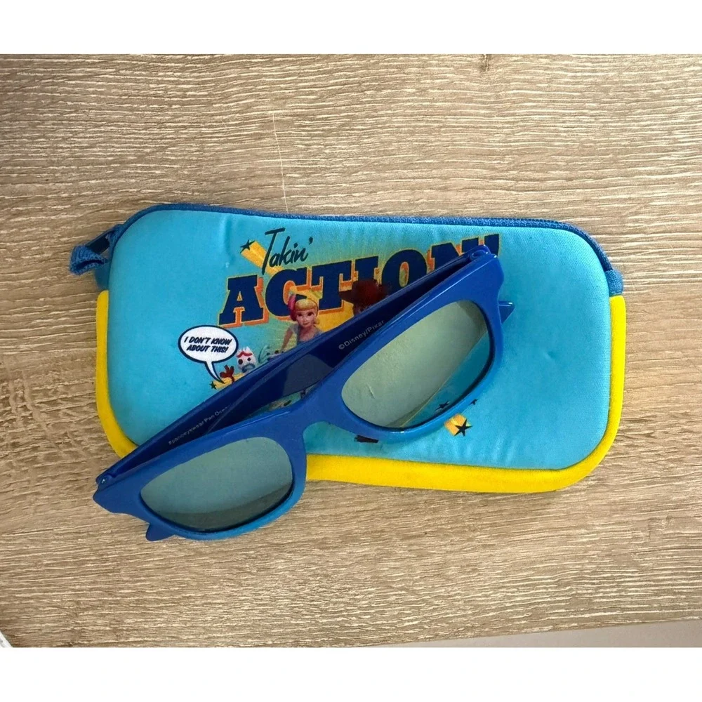 Disney Pixar Sunglasses Kids OS Blue Toy Story Woody Buzz CPTS201MO | Used